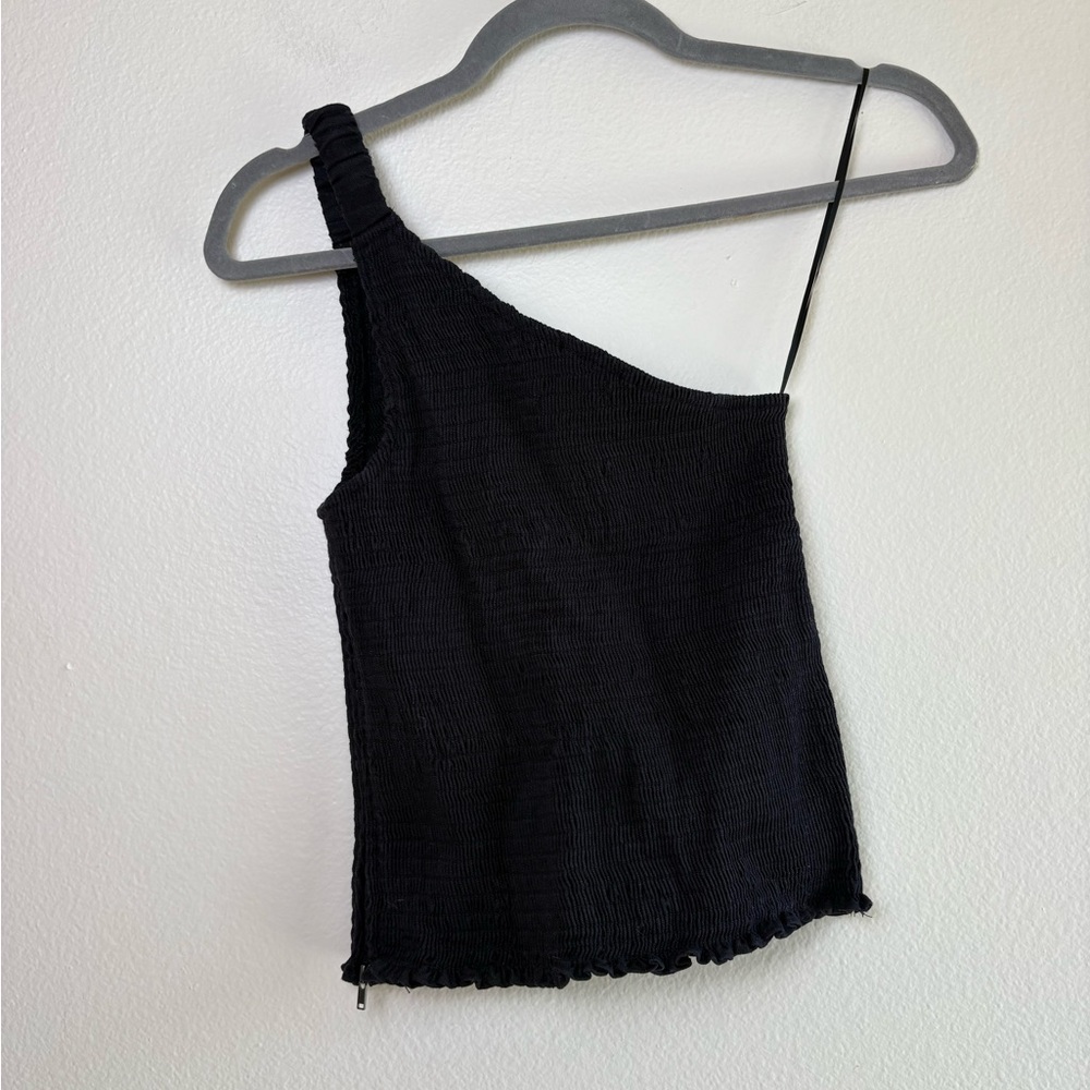 Reformation one shoulder top linen - Picture 2 of 4